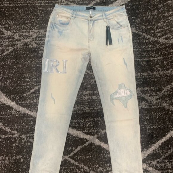 AMIRI Other - Amiri Rhinestone MX1 Jeans Men’s Size 34, 36